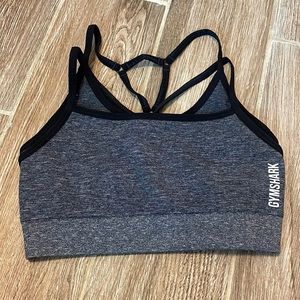 Gymshark Adapt Marl Seamless Sports Bra Black